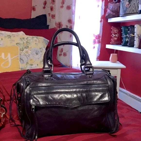 Rebecca Minkoff Purple Haze Zip MAM Morning After Mini Bag Handbag SUPER RARE - Picture 1 of 5